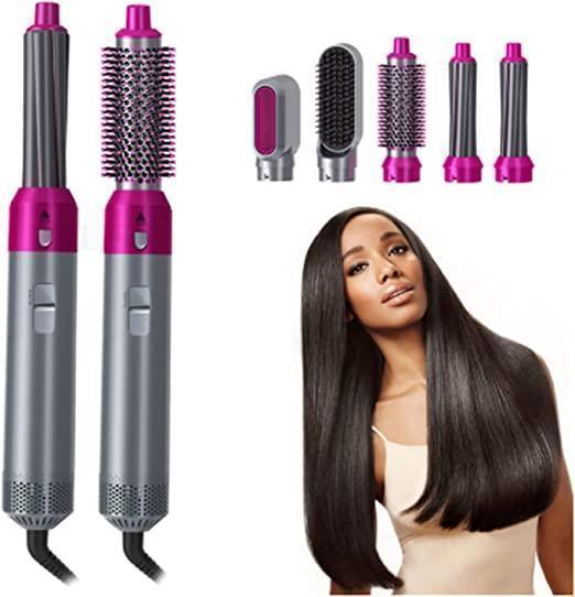 2-in-1 Hair Dryer & Curler - Professional Styling Tool for Smooth & Curly Hair - Mix Bazar - Mix Bazar