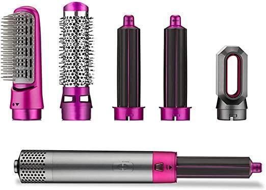 2-in-1 Hair Dryer & Curler - Professional Styling Tool for Smooth & Curly Hair - Mix Bazar - Mix Bazar