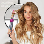 2-in-1 Hair Dryer & Curler - Professional Styling Tool for Smooth & Curly Hair - Mix Bazar - Mix Bazar