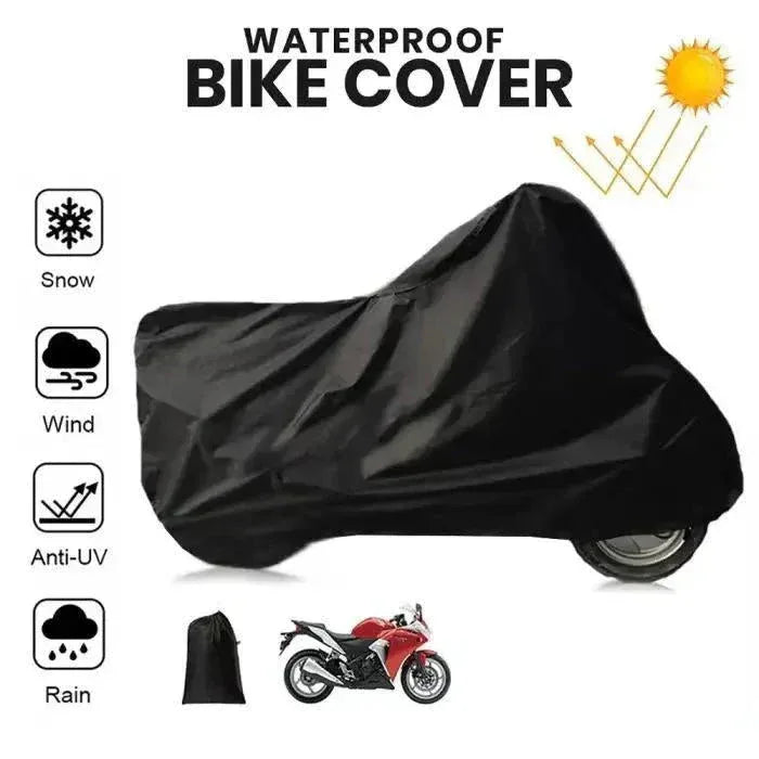 Waterproof Motorbike Cover - Parachute Fabric Protection for All Weather - Mix Bazar - Mix Bazar