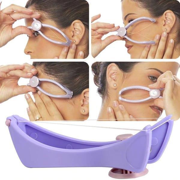 Hair Threading Tool - Painless Facial Hair Remover for Eyebrows, Upper Lip & Face - Mix Bazar - Mix Bazar