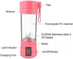 Portable Rechargeable Juicer Blender - USB Charging for Smoothies On-the-Go - Mix Bazar - Mix Bazar