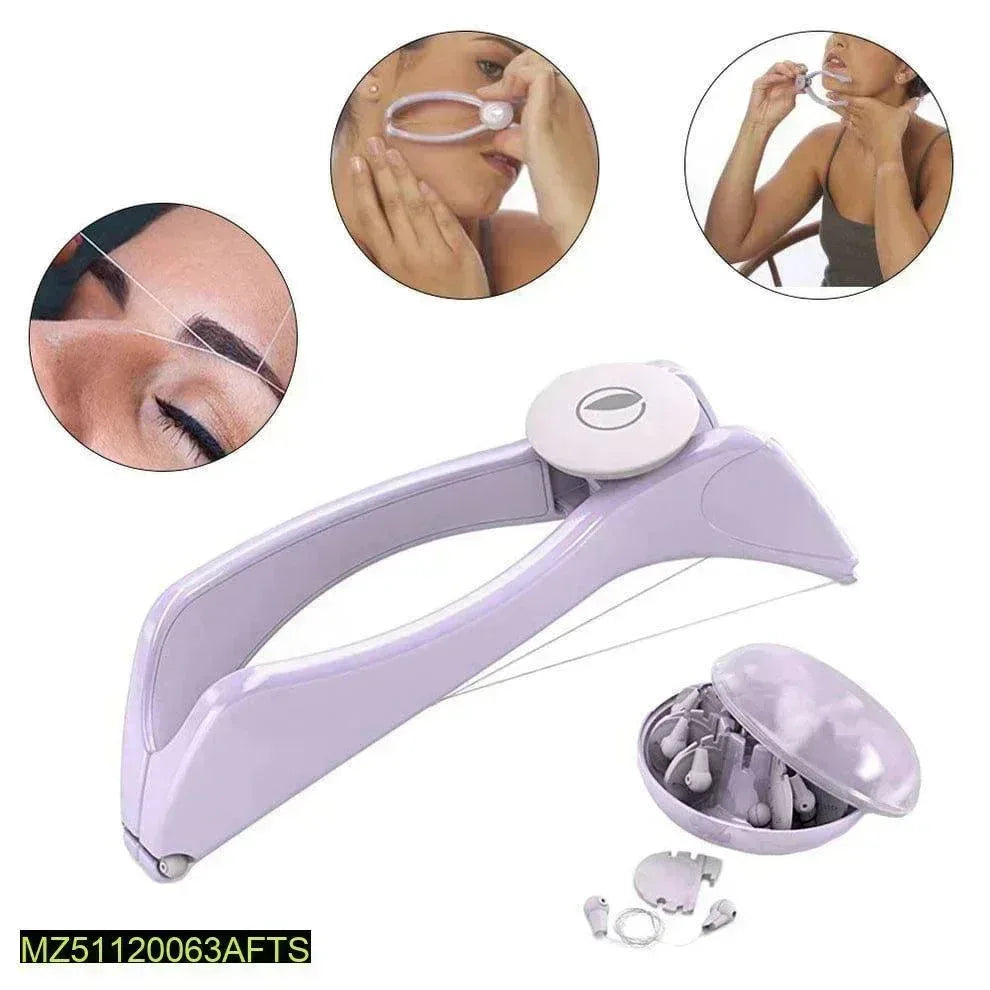 Hair Threading Tool - Painless Facial Hair Remover for Eyebrows, Upper Lip & Face - Mix Bazar - Mix Bazar