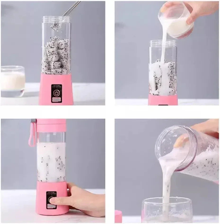 Portable Rechargeable Juicer Blender - USB Charging for Smoothies On-the-Go - Mix Bazar - Mix Bazar