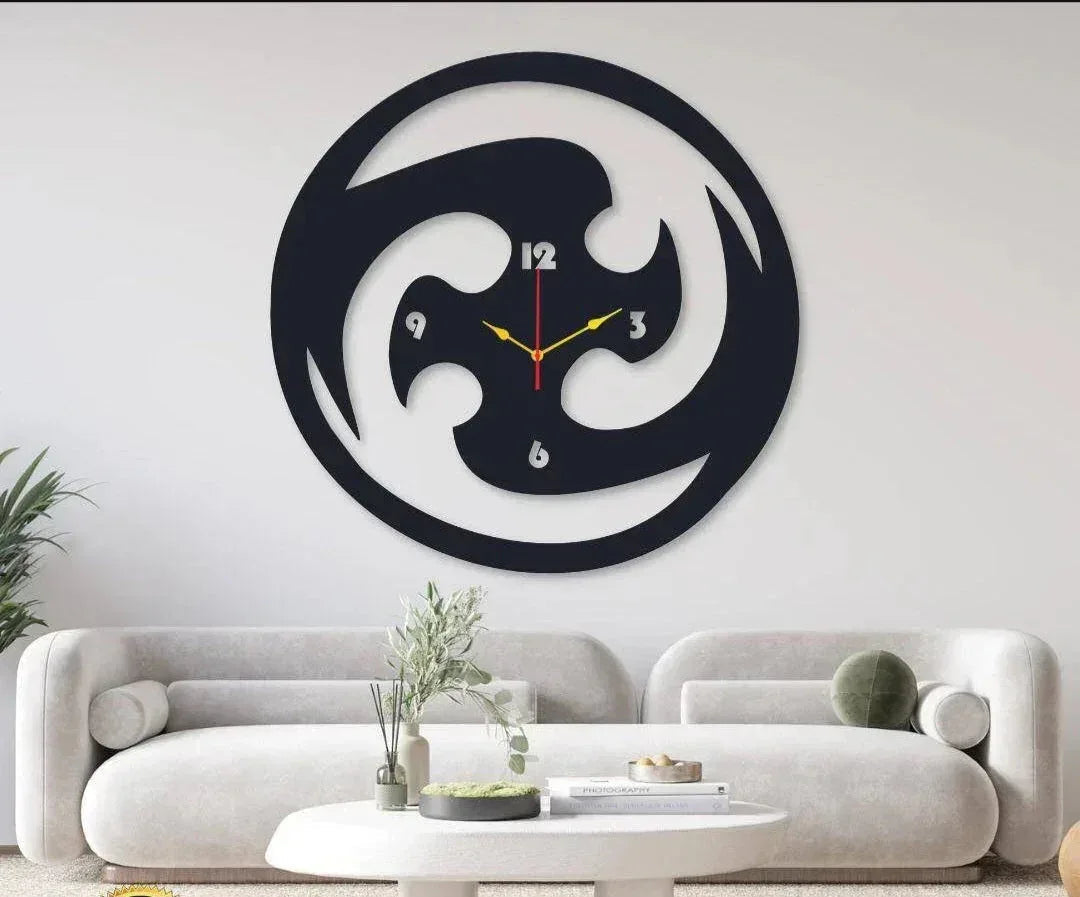 Modern Wall Clock - Silent Non-Ticking Decorative Clock for Home & Office - Mix Bazar - Mix Bazar