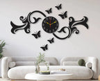 Modern Wall Clock - Silent Non-Ticking Decorative Clock for Home & Office - Mix Bazar - Mix Bazar