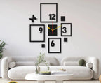 Modern Wall Clock - Silent Non-Ticking Decorative Clock for Home & Office - Mix Bazar - Mix Bazar