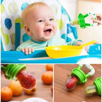 Baby Fruit Feeder - Safe Mesh Nibbler for Fresh Food & Teething Relief - Mix Bazar - Mix Bazar
