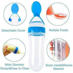 Baby Spoon Feeder - Soft Silicone Self-Feeding Training Spoon for Infants - Mix Bazar