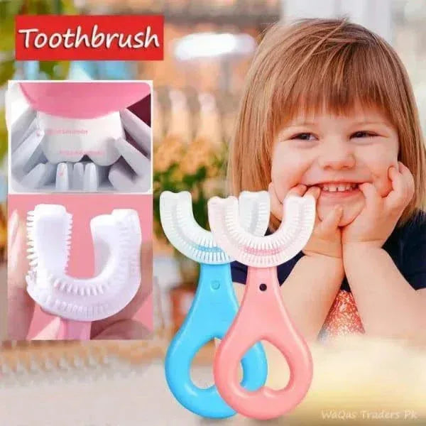 Silicone U-Shaped Toothbrush For Kids - Pack of 5 - Mix Bazar - Mix Bazar
