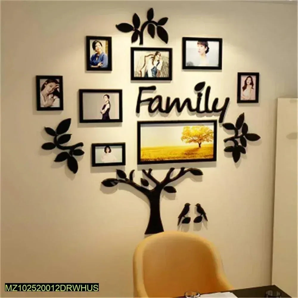 Family Photo Frame Wall Art - Multi-Picture Collage Display for Home Decor - Mix Bazar - Mix Bazar