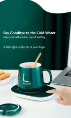 Electric Heated Coffee Mug - Auto Temperature Control Warmer for Hot Drinks - Mix Bazar - Mix Bazar