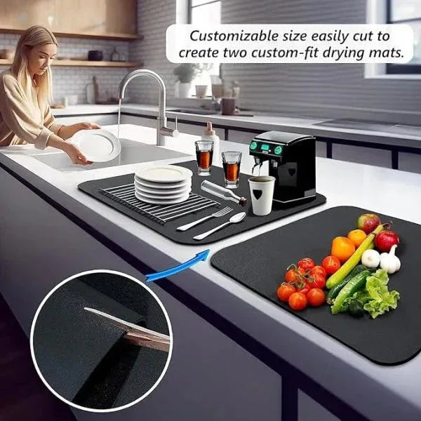 Silicone Kitchen Counter Mat - Heat-Resistant Non-Slip Protective Mat - Mix Bazar - Mix Bazar
