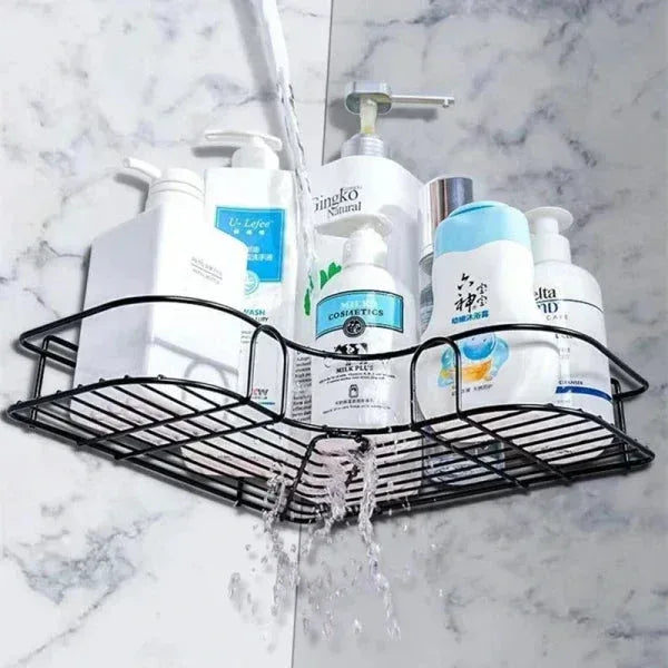 Corner Storage Rack - Space-Saving Organizer for Bathroom & Kitchen - Mix Bazar - Mix Bazar