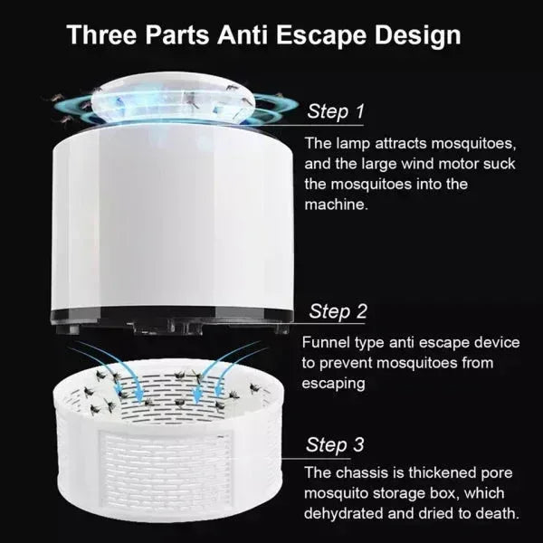 Electric Mosquito Killer Lamp - UV Light Insect Trap for Home & Bedroom - Mix Bazar - Mix Bazar