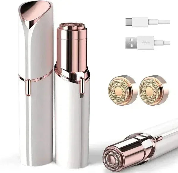 Rechargeable Facial Hair Remover - Eyebrow Trimmer for Women | Painless & Portable - Mix Bazar - Mix Bazar