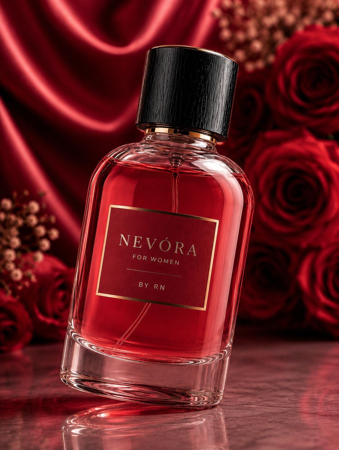 Feminine Floral Eau de Parfum  – Soft Rose & Musky Scent for Women