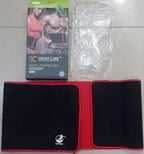 Smart Care waist trimmer belt with red edges and packaging