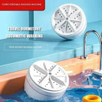 Mini portable automatic washing machine for travel and dormitory use