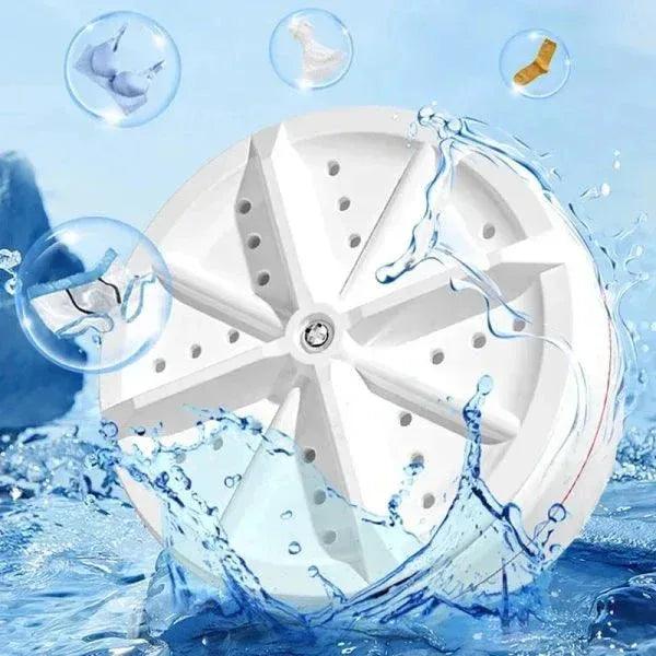 Portable mini washing machine for socks and underwear with water splashes