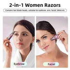 Pain-Free Eyebrow & Facial Hair Trimmer - Mix Bazar