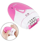 Kemei pink and white electric facial hair remover for women