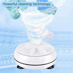Automatic ultrasonic jewelry cleaner with powerful water vortex technology