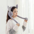 Soft Fluffy Rabbit Ears Headband - Moving Ears with Airbag Control Random colors - Mix Bazar - Mix Bazar