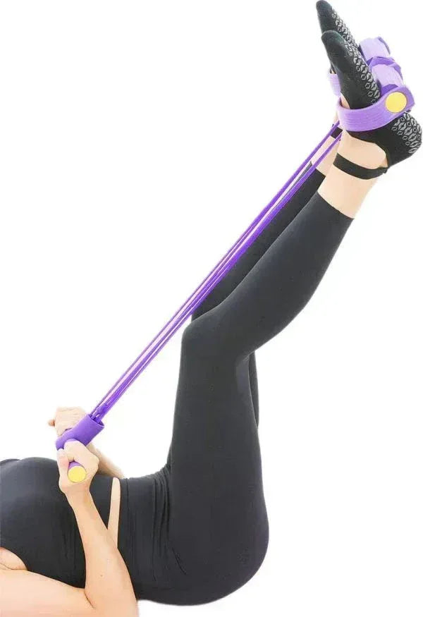 Tummy Trimmer - Elastic Pull Rope Ab Exerciser for Core Strength & Fitness - Mix Bazar - Mix Bazar