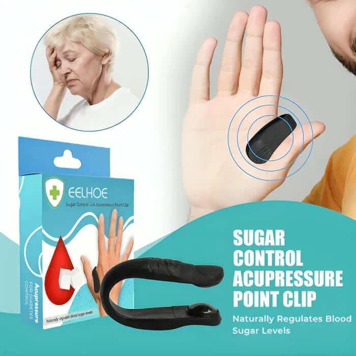 EELHOE Sugar Control Acupressure Point Clip for regulating blood sugar levels