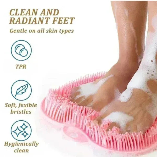 Back Scrubber & Shower Foot Scrubber Mat - Mix Bazar - Mix Bazar