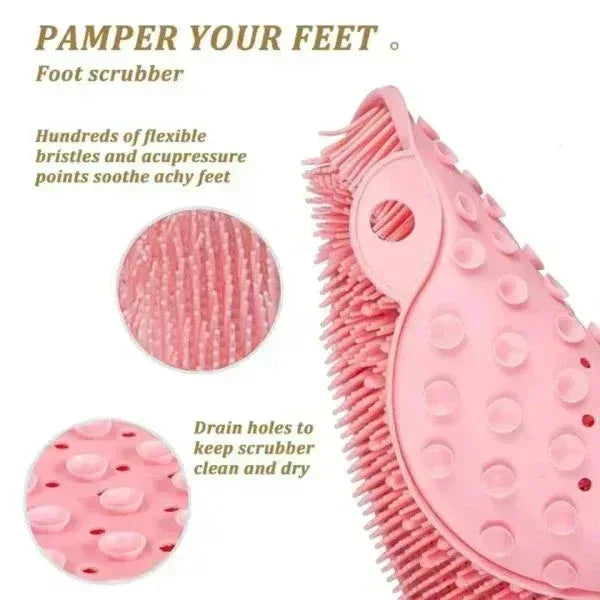 Back Scrubber & Shower Foot Scrubber Mat - Mix Bazar - Mix Bazar